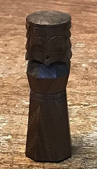 アイヌ　木彫り　お守り アイヌのお守り人形 ニポポ 木彫り 木製品 置き物 北海道